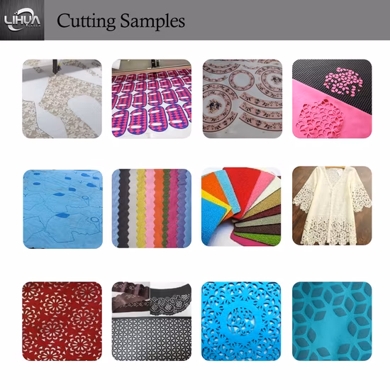 Lihua grande visão ccd câmera cortador a laser co2 cnc máquina de corte a laser com transportador para sublimação rolo tecido tecido têxtil