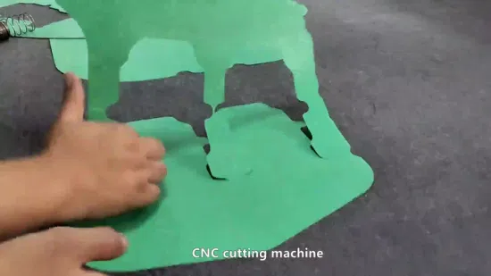 Jinan CNC Máquina de corte vibratória com lâmina oscilante automática para junta de grafite/não